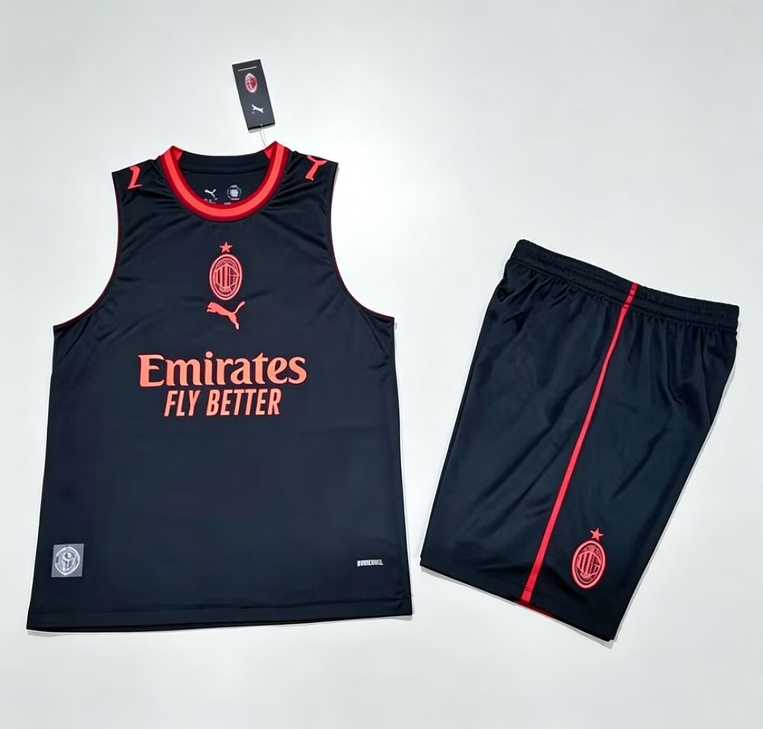 MILAN 2026/27 KIDS TANK TOP + SHORTS - Navy