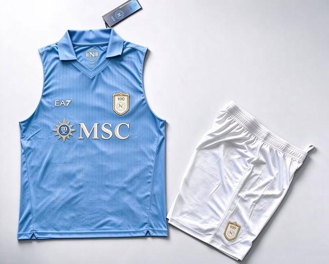 NAPOLI 2026/27 KIDS TANK TOP + SHORTS - Home