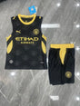 MANCHESTER CITY 2026/27 KIDS TANK TOP + SHORTS - Black