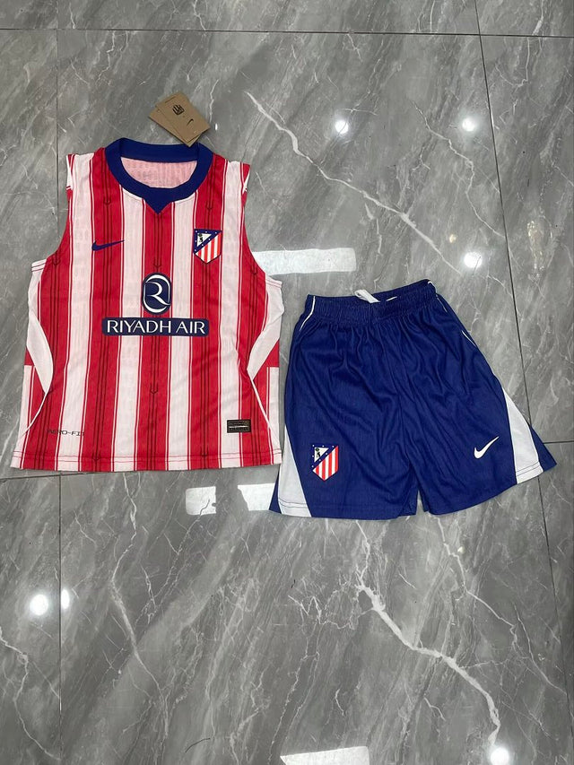 ATLETICO MADRID 2026/27 KIDS TANK TOP + SHORTS - Home
