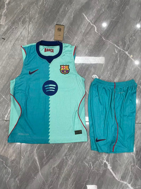 BARCELLONA 2026/27 CANOTTA + PANTALONCINI BAMBINO - Third