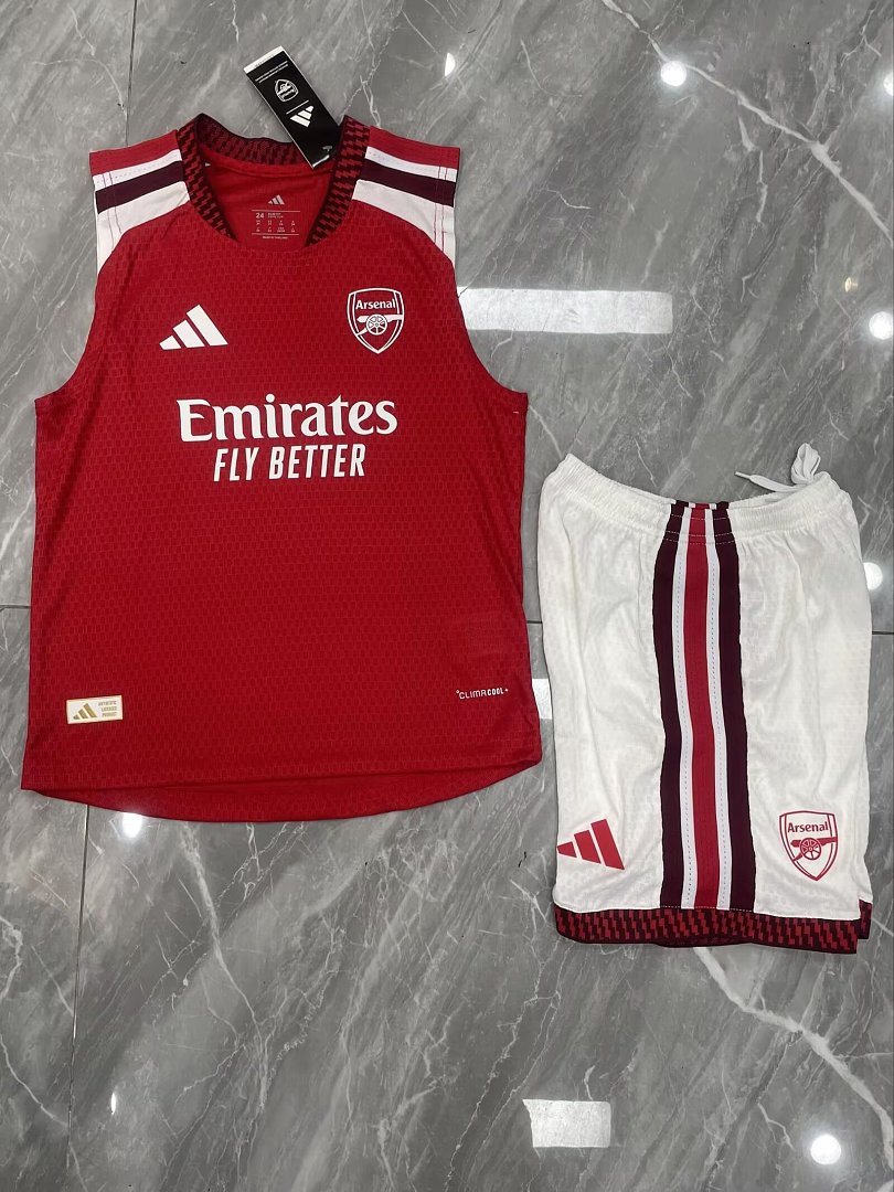 ARSENAL 2026/27 KIDS TANK TOP + SHORTS - Home