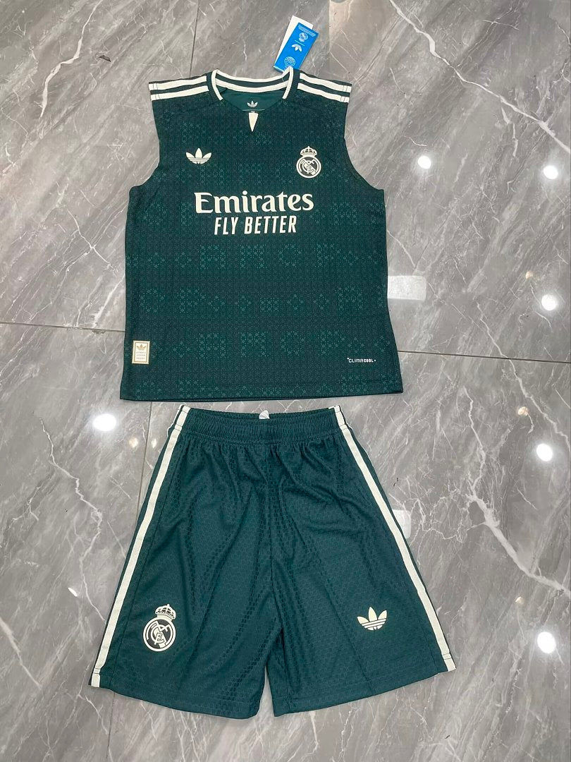 REAL MADRID 2026/27 KIDS TANK TOP + SHORTS - Away