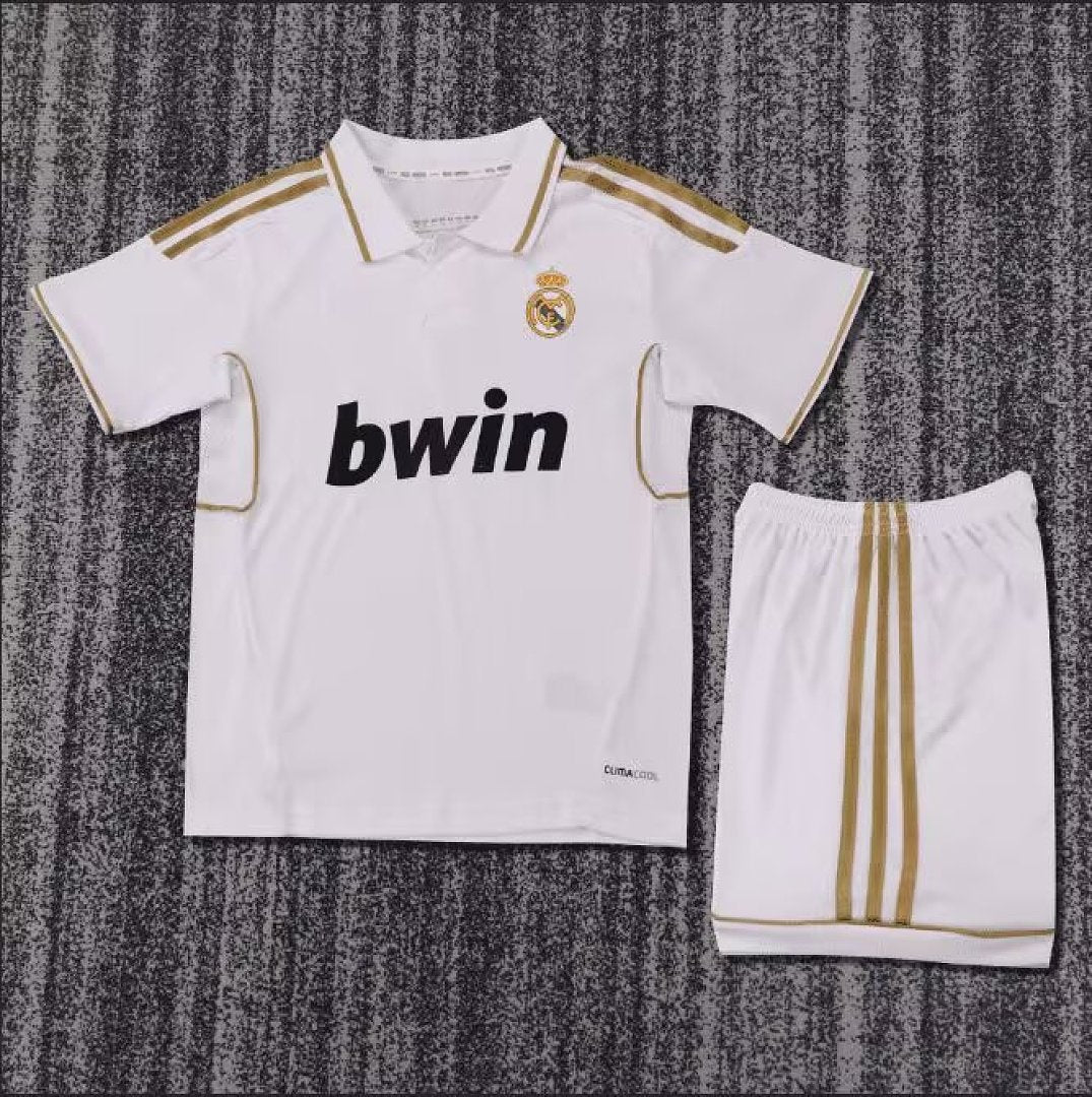 REAL MADRID RETRO KIT KIDS - White