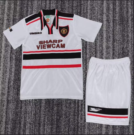 MANCHESTER UNITED KIT RETRO BAMBINO - Bianco