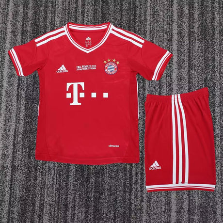 BAYERN MONACO KIT RETRO BAMBINO - Rosso/Bianco