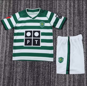 SPORTING CP RETRO KIT KIDS - Green/White
