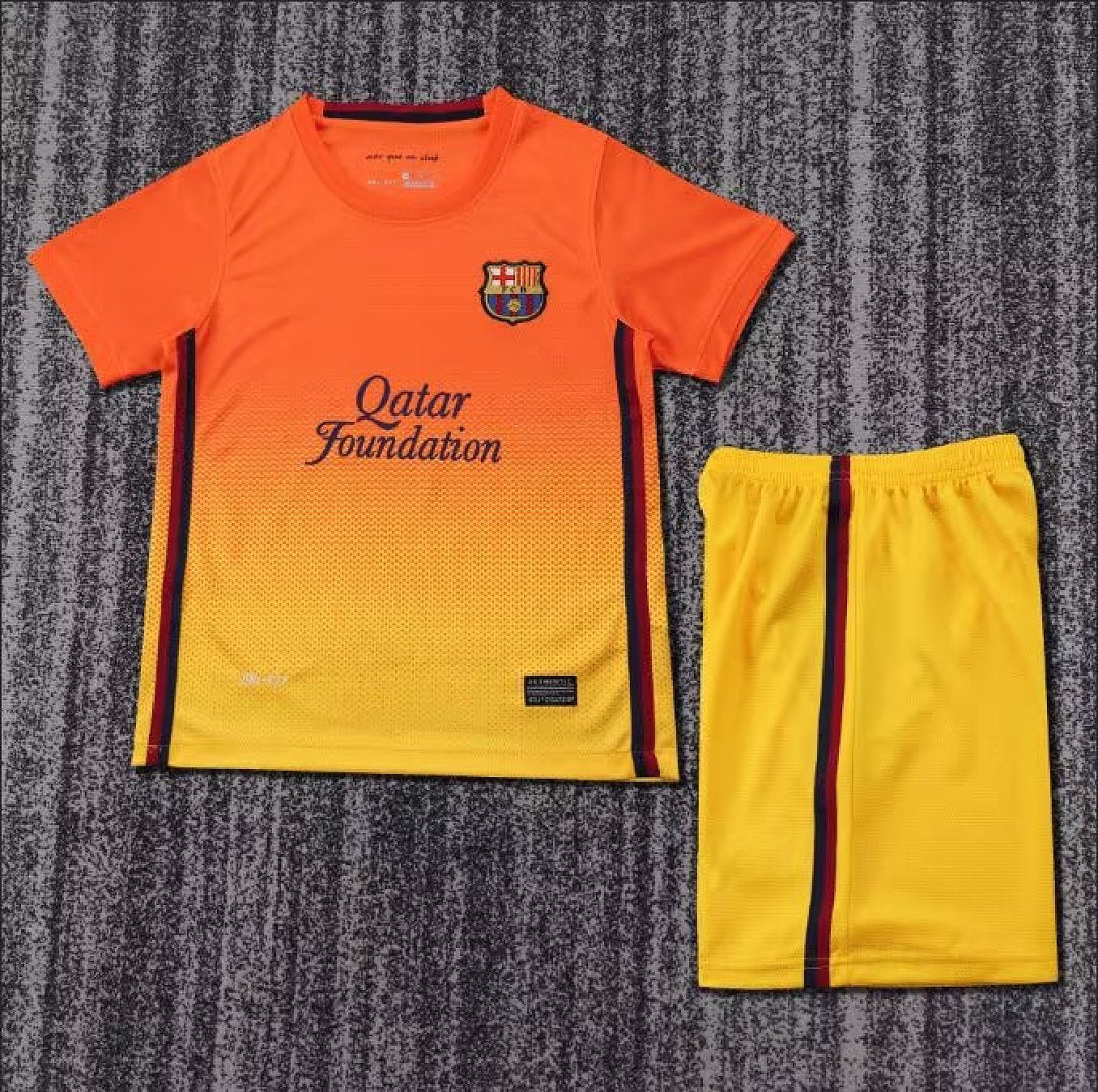 BARCELONA RETRO KIT KIDS - Orange