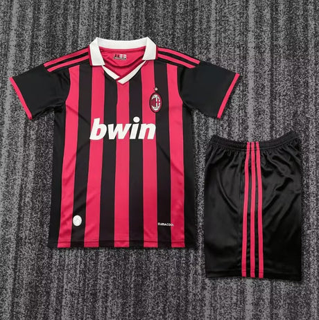 MILAN KIT RETRO BAMBINO - Rosso/Nero - bwin