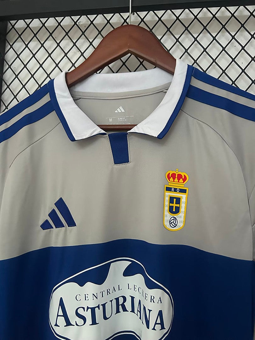 REAL OVIEDO 2026/27 AWAY JERSEY - Grey