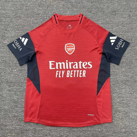 ARSENAL 2026/27 MAGLIA PRE-PARTITA - Rosso, Grigio, Versione giocatore