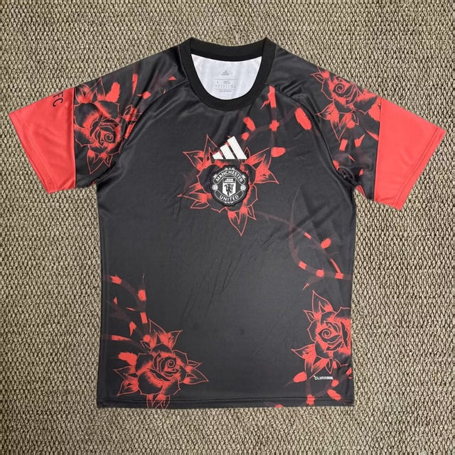 MANCHESTER UNITED 2026/27 PRE-MATCH JERSEY - Black, Red