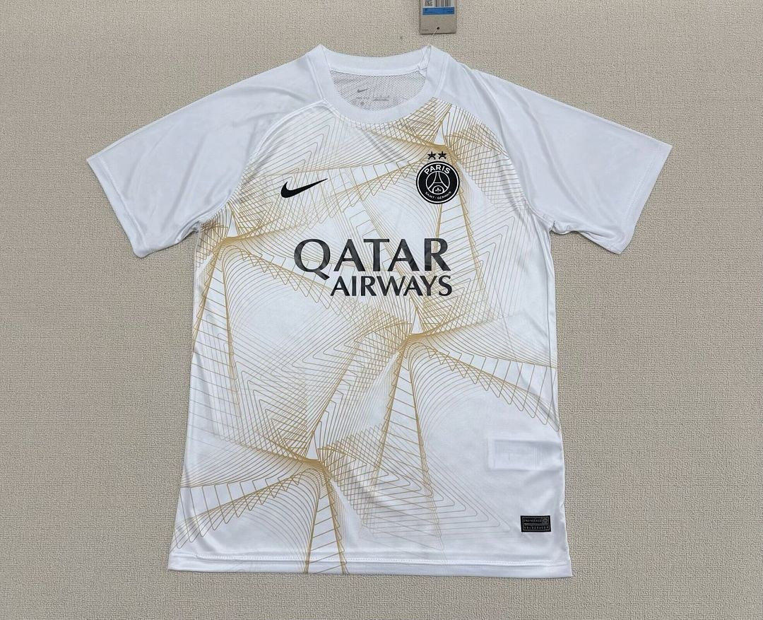 PARIS SAINT GERMAIN 2026/27 PRE-MATCH JERSEY - White, Gold