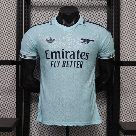 ARSENAL 2026/27 MAGLIA PRE-PARTITA - Azzurro, Versione giocatore