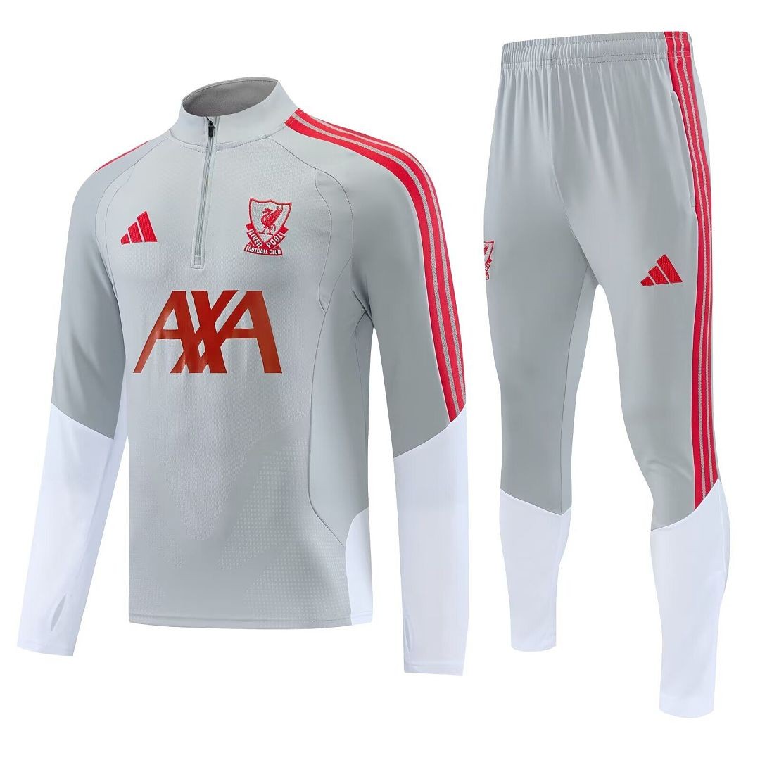 Liverpool 2026/27 Training Suit - Grey/White