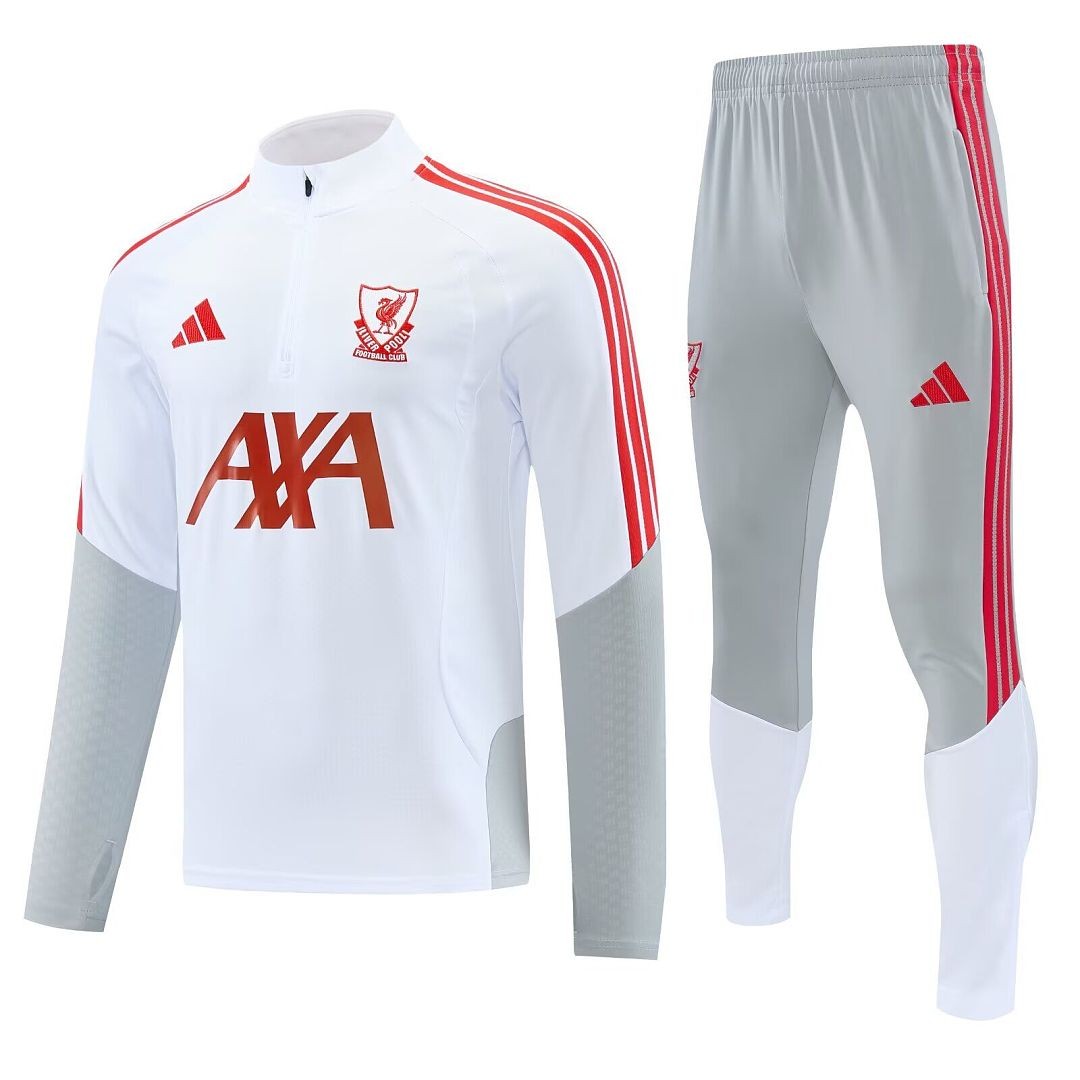 Liverpool 2026/27 Training Suit - White/Grey