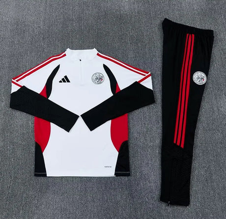 Ajax 2026/27 Treningssett - Hvit/Svart