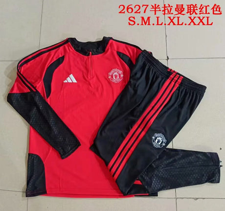 Manchester United 2026/27 Completo allenamento - Rosso/Nero