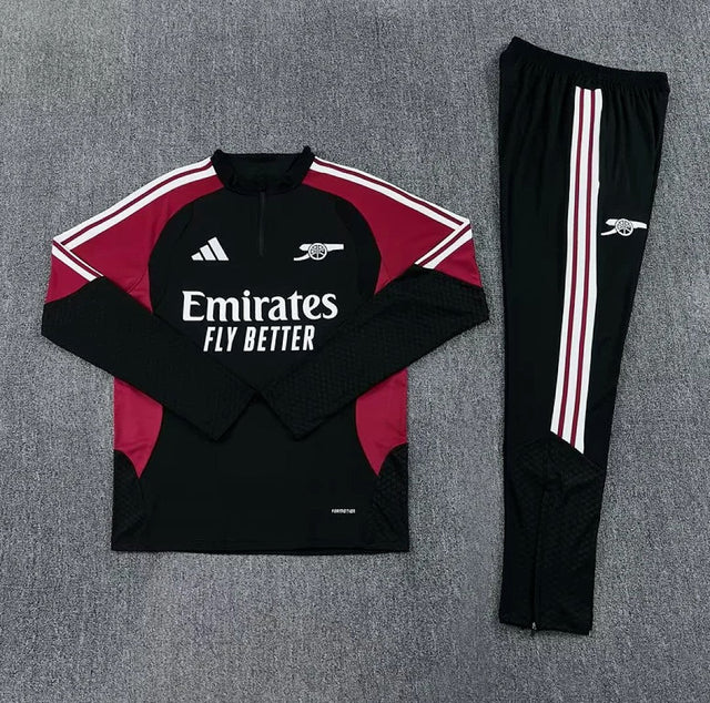 Arsenal 2026/27 Training Suit - Black/Red