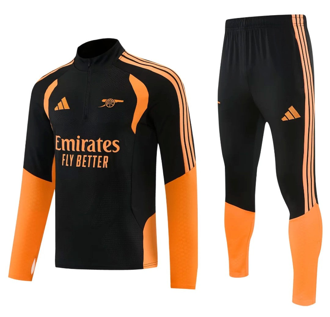 Arsenal 2026/27 Training Suit - Black/Orange