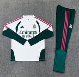 Real Madrid 2026/27 Training Suit - White/Dark Green