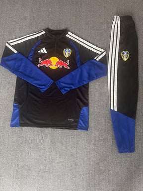 Leeds United 2026/27 Training Suit - Black/Blue