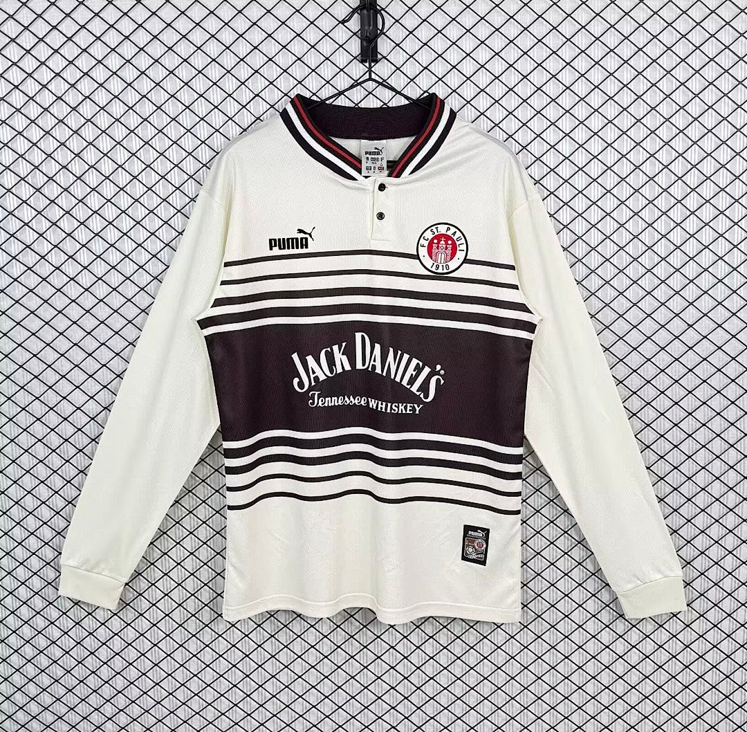 ST. PAULI 1997/98 AWAY LONG SLEEVE RETRO JERSEY