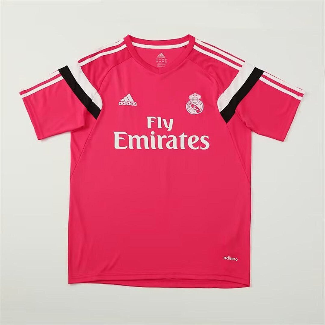 REAL MADRID 2014/15 TRAINING RETRO JERSEY - Pink