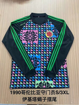 COLOMBIA 1990 GOALKEEPER LONG SLEEVE RETRO JERSEY