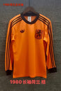 NETHERLANDS 1978 HOME LONG SLEEVE RETRO JERSEY