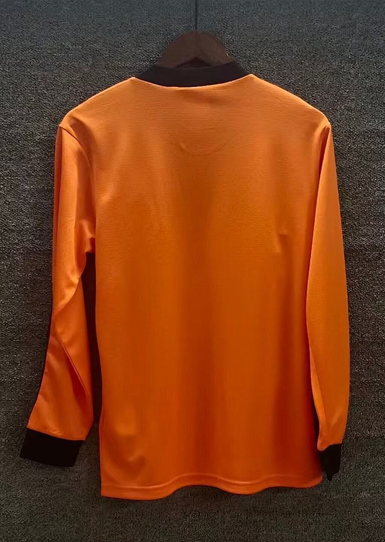 NETHERLANDS 1978 HOME LONG SLEEVE RETRO JERSEY