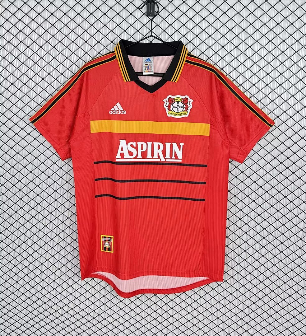 BAYER LEVERKUSEN 1999/00 HOME RETRO JERSEY