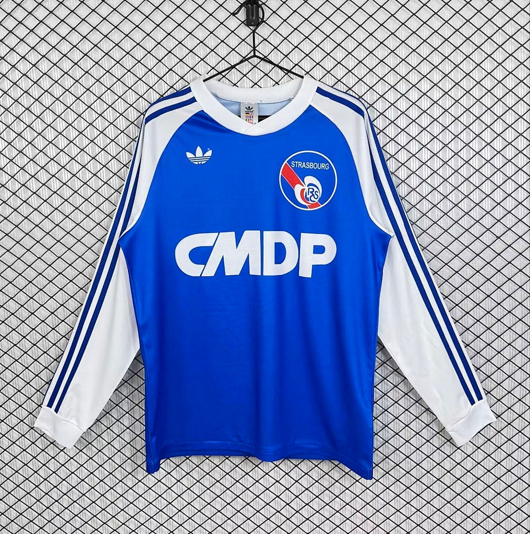 RC STRASBOURG 1978/79 HOME LONG SLEEVE RETRO JERSEY