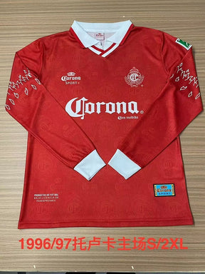 TOLUCA 1996/97 HOME LONG SLEEVE RETRO JERSEY
