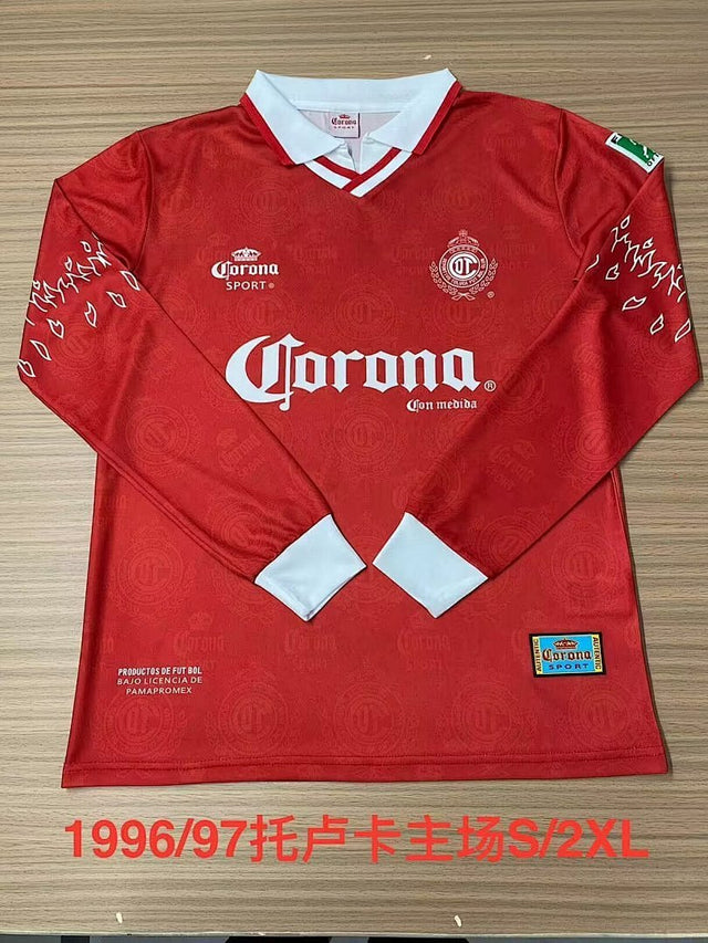 TOLUCA 1996/97 HOME LONG SLEEVE RETRO JERSEY