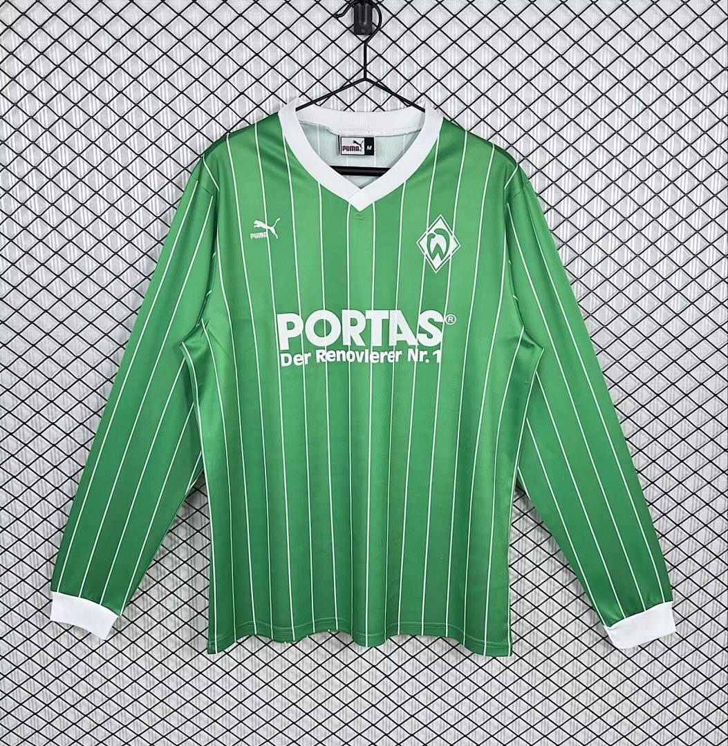WERDER BREMEN 1988/89 HOME LONG SLEEVE RETRO JERSEY