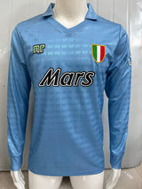 NAPOLI 1990/91 HOME LONG SLEEVE RETRO JERSEY