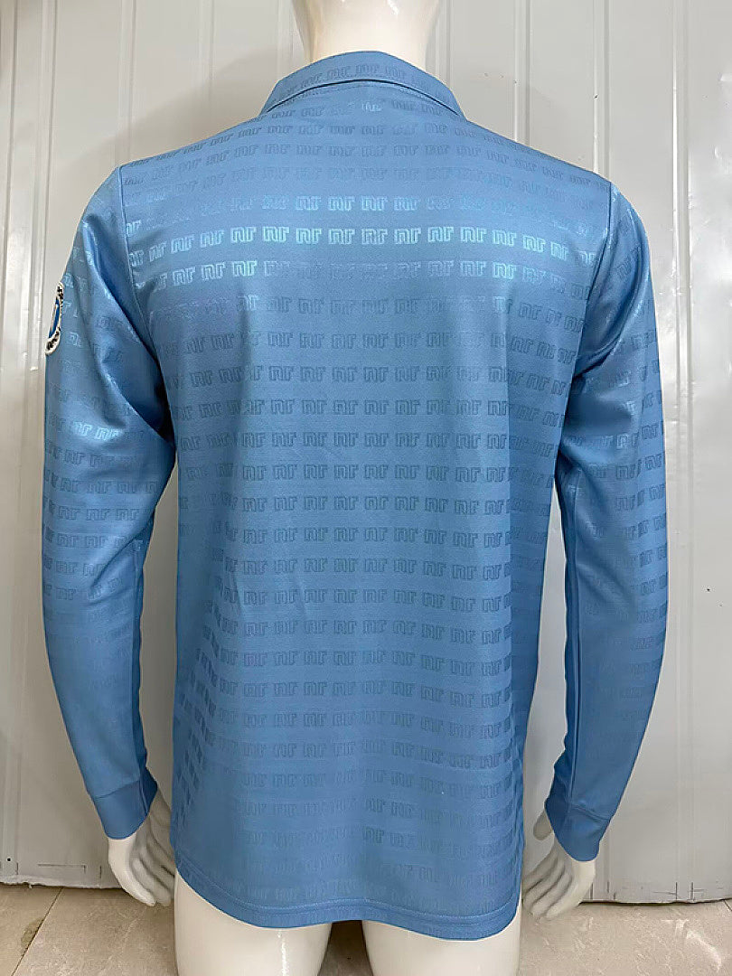 NAPOLI 1990/91 HOME LONG SLEEVE RETRO JERSEY