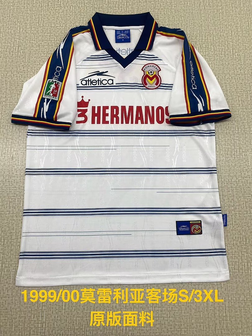MORELIA 1999/00 AWAY RETRO JERSEY