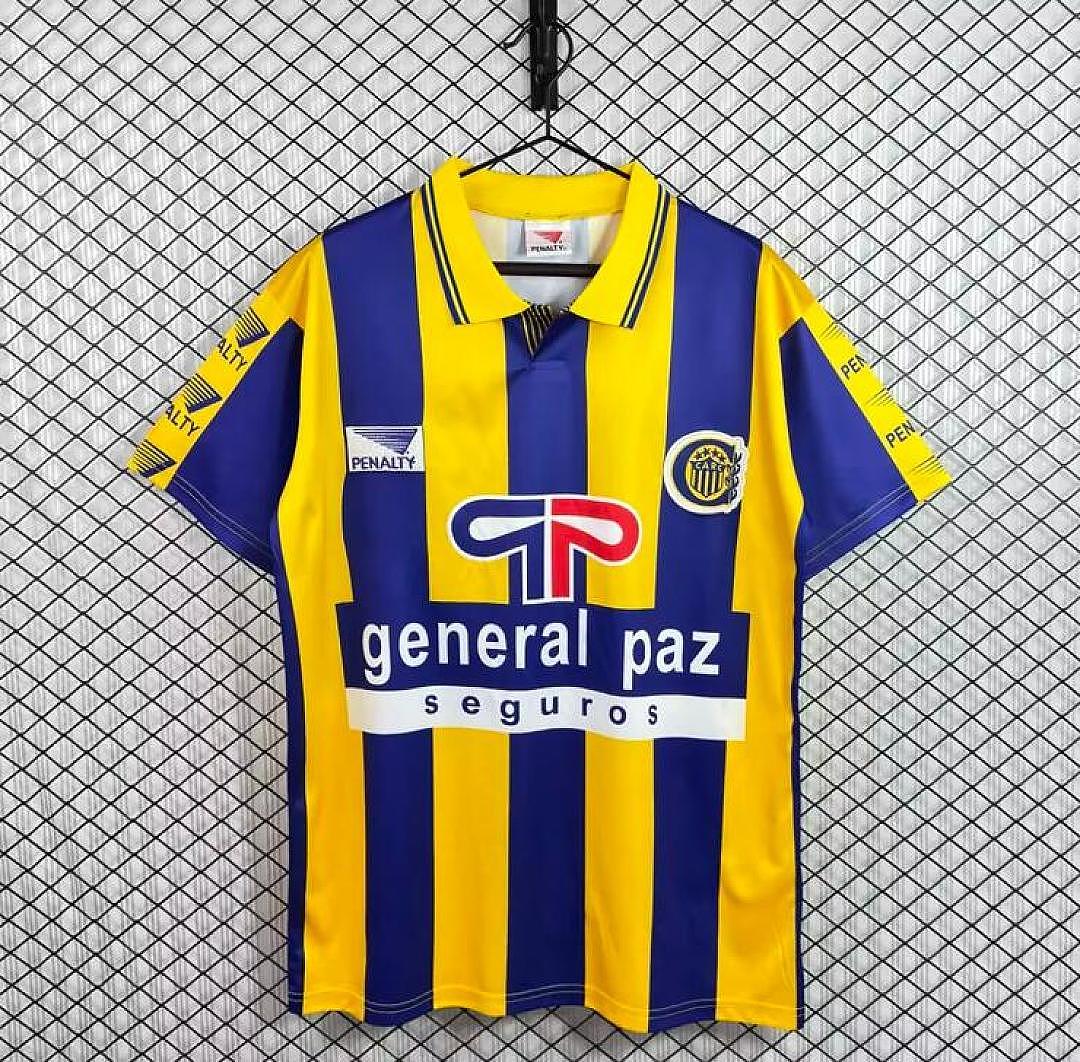 ROSARIO CENTRAL 1993/95 HOME RETRO JERSEY