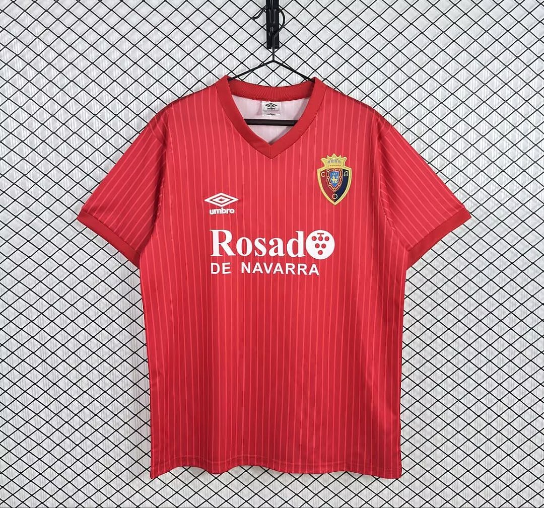 OSASUNA 1987/90 HOME RETRO JERSEY