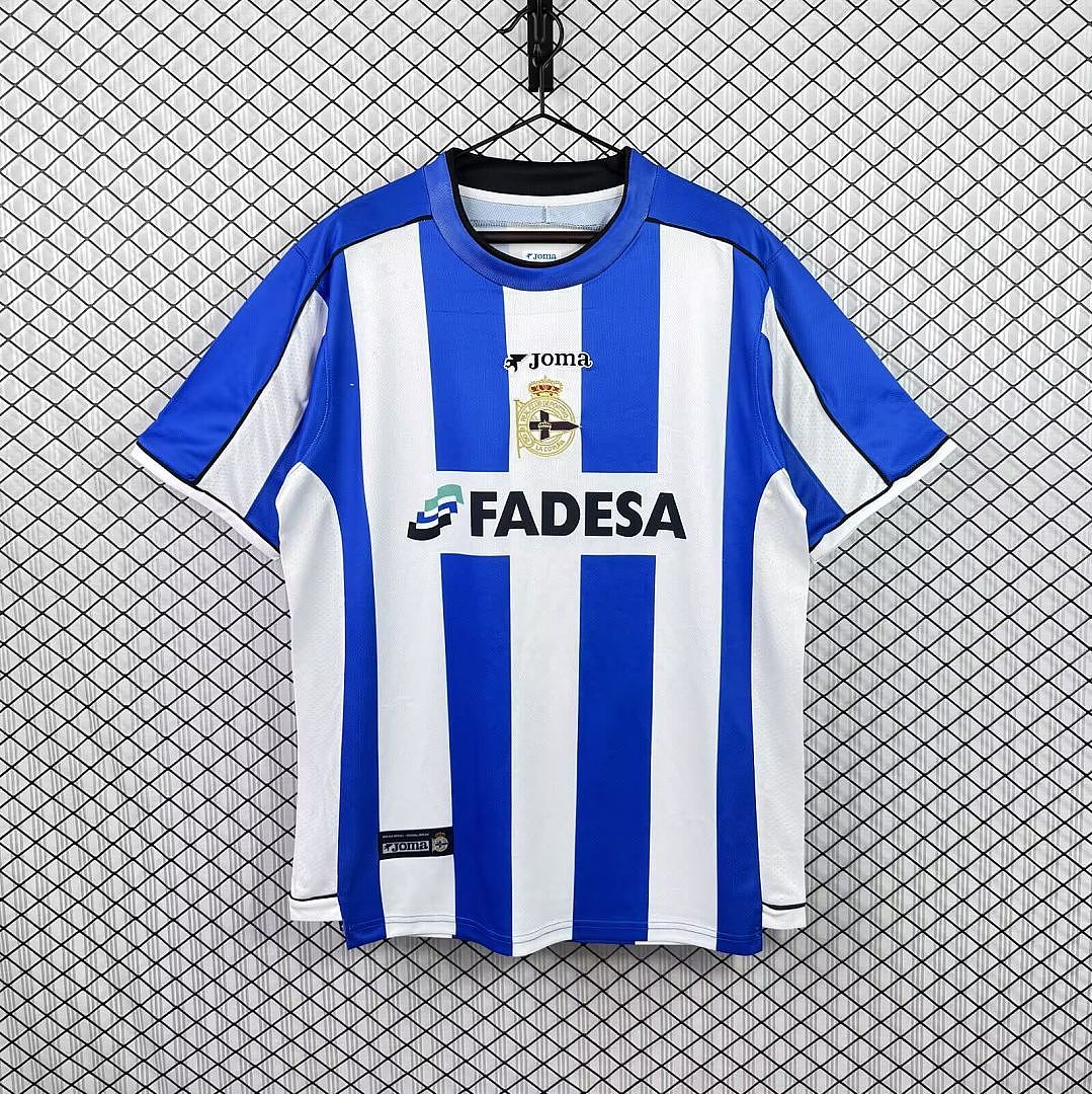 DEPORTIVO LA CORUNA 2002/03 HOME RETRO JERSEY