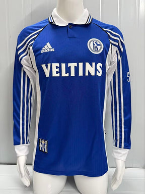 SCHALKE 04 1998/00 HOME LONG SLEEVE RETRO JERSEY