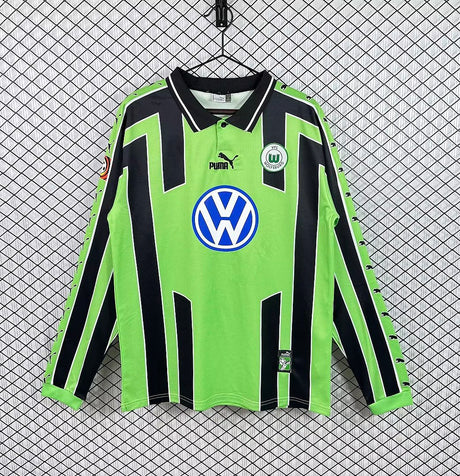 WOLFSBURG 1999/00 MAGLIA RETRO HOME MANICA LUNGA