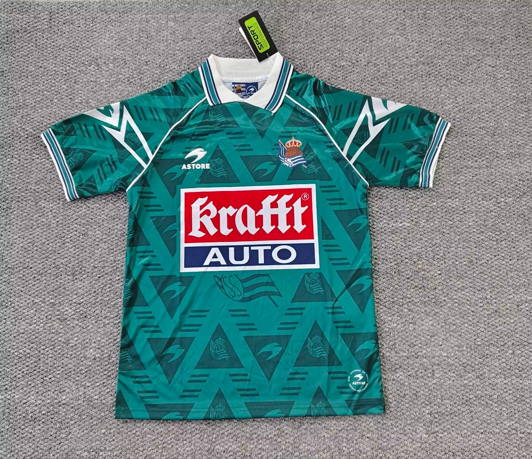 REAL SOCIEDAD AWAY RETRO JERSEY - Green