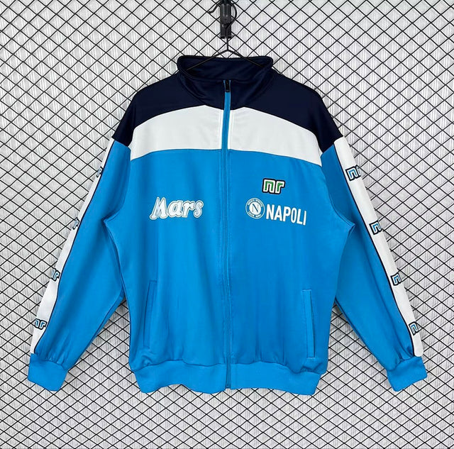 NAPOLI 1989/90 RETRO JACKET - Light Blue