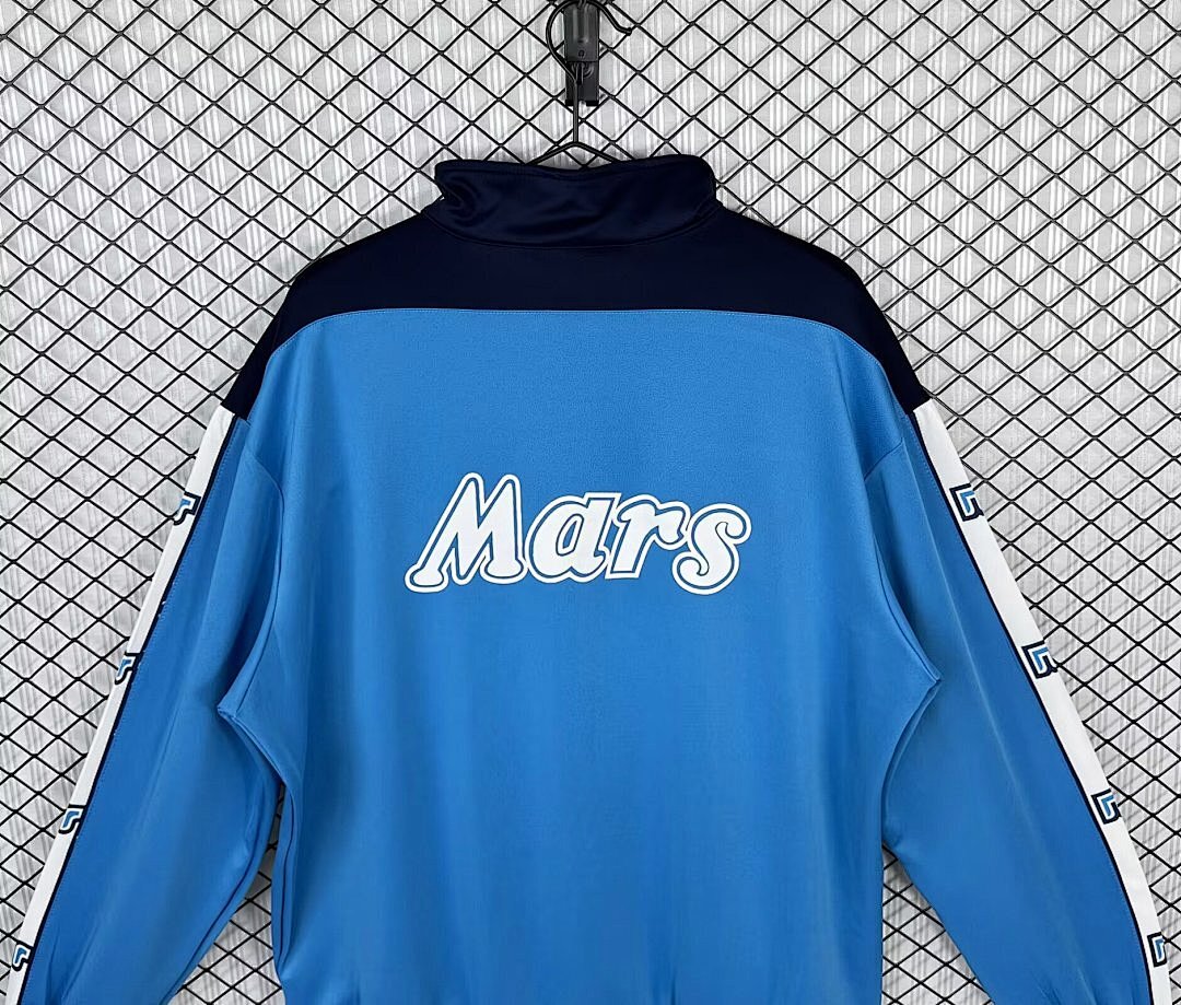 NAPOLI 1989/90 RETRO JACKET - Light Blue