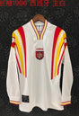 SPAIN AWAY LONG SLEEVE RETRO JERSEY - White