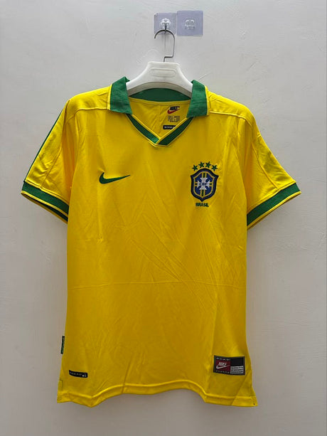 BRASIL CAMISETA RETRO LOCAL - Amarillo