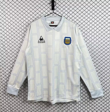 ARGENTINA CAMISETA RETRO MANGA LARGA - Blanco